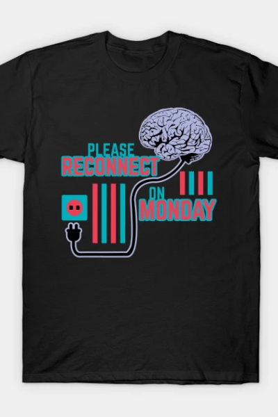Please Reconnect on Monday T-Shirt