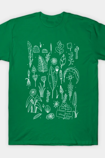 Spring Leaves And Flowers T-Shirt
