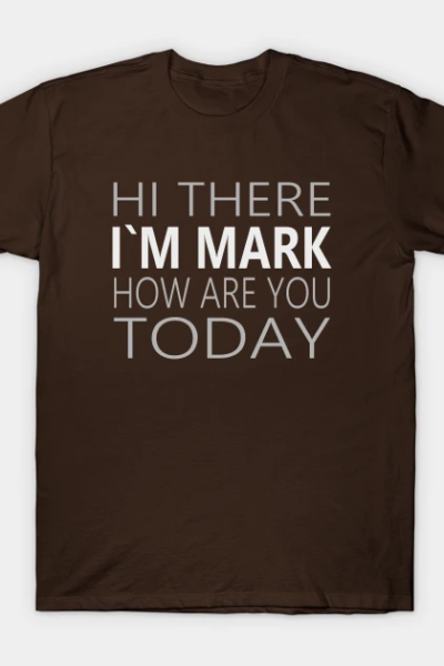 Mark Party Shirt T-Shirt