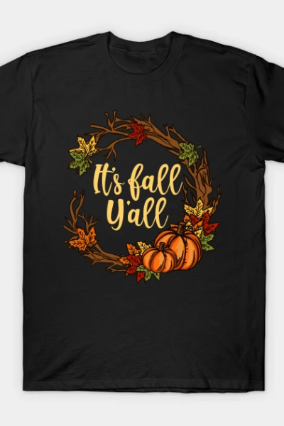 It’s Fall Y’all – Happy Pumpkin Deco Gift T-Shirt