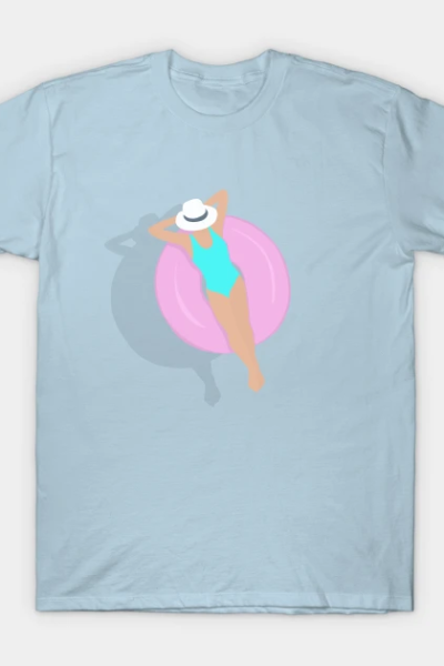 Lady in the pool T-Shirt