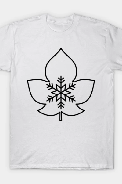 Snow Flower Design T-Shirt
