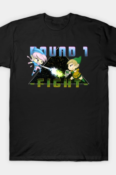 Anime Elves Manga Space Fight T-Shirt