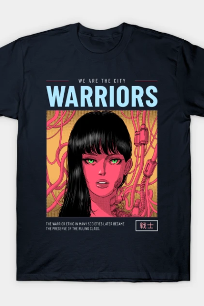 Anime manga drawing warrior titan T-Shirt