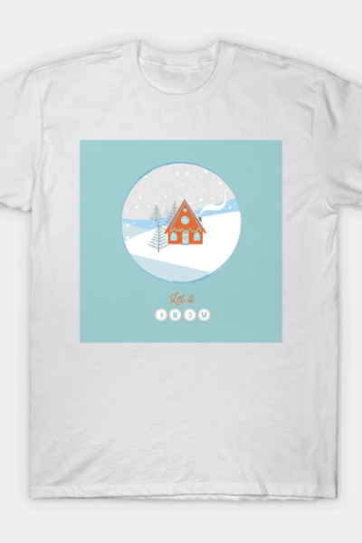 Countryside winter landscape T-Shirt