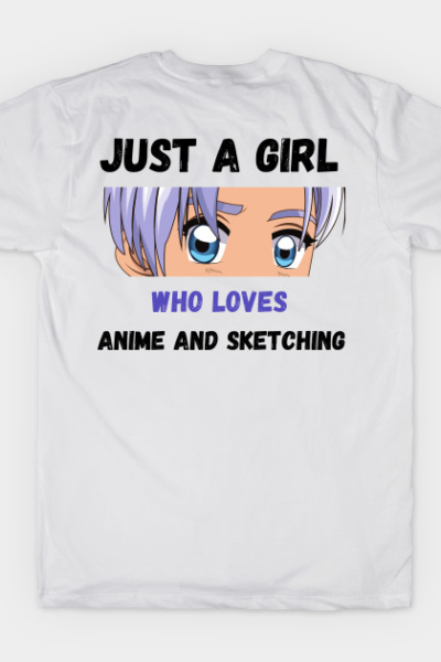 Anime Art For Women Men Teen Girls Anime Merch Anime Lovers T-Shirt