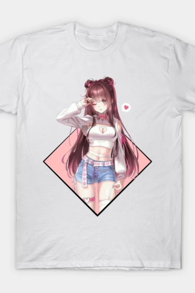 Cute Anime Girl T-Shirt