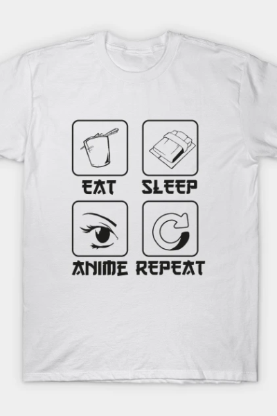eat sleep anime T-Shirt