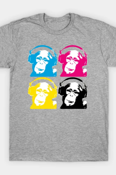 4 DJ Monkeys T-Shirt