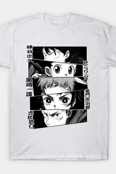 Anime Heroes V.2 T-Shirt
