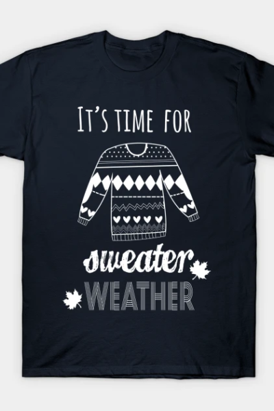 Snow, winter and Christmas design T-Shirt