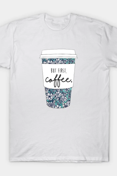 Floral Coffee T-Shirt