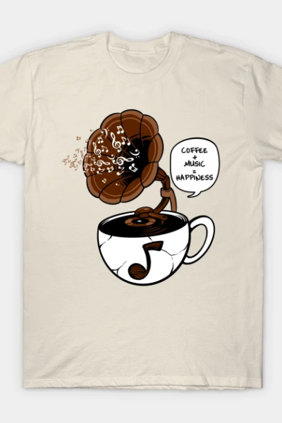 Coffee and music T-Shirt