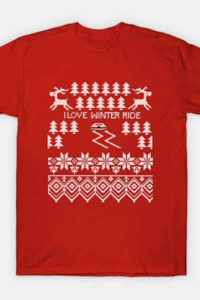 I love winter ride T-Shirt