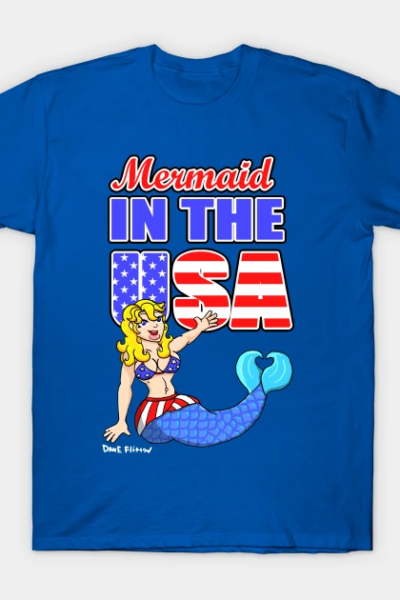 Mermaid in America T-Shirt