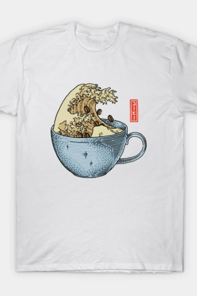 The Great Wave of Coffee T-Shirt