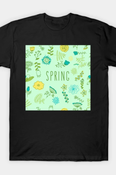 Spring pattern with flowers T-Shirt
