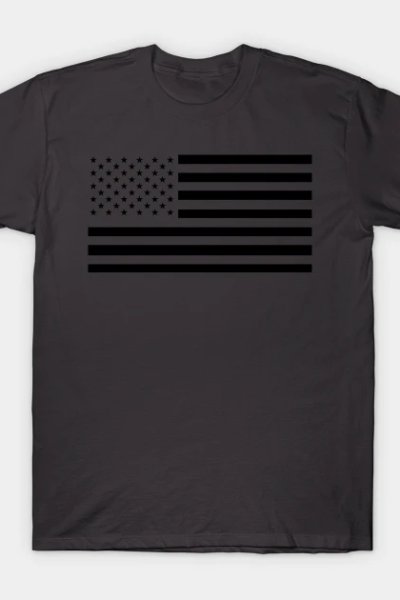 American Flag – USA Black T-Shirt
