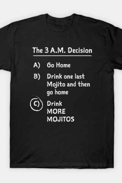 The 3 A.M. decision T-Shirt