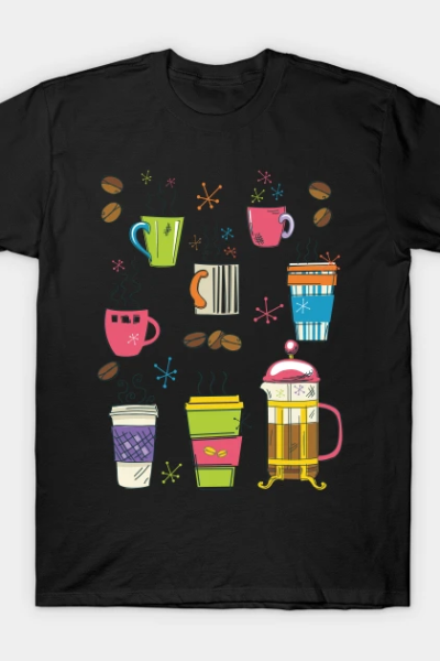 Cute Coffee Art T-Shirt