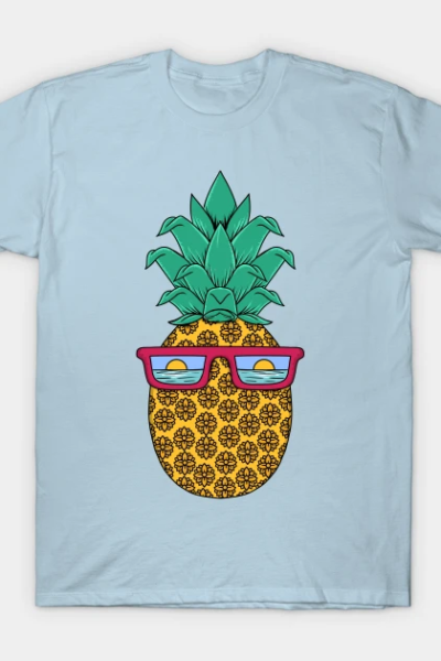 Pineapple summer Floral T-Shirt