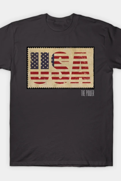 The power of US American flag T-Shirt