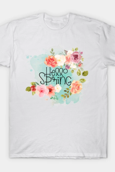Hello Spring Art T-Shirt