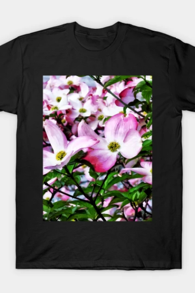 Spring – Pink Dogwood Blossoms T-Shirt